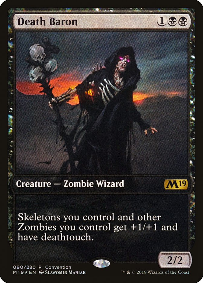 Death Baron (Convention) [Core Set 2019 Promos] | Deep Dive Games St. Marys