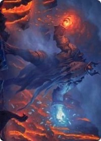 Aegar, the Freezing Flame Art Card [Kaldheim Art Series] | Deep Dive Games St. Marys