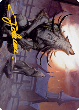 Lord of the Ulvenwald Art Card (Gold-Stamped Signature) [Innistrad: Midnight Hunt Art Series] | Deep Dive Games St. Marys