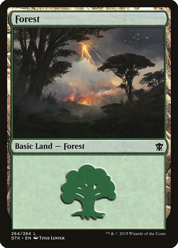 Forest (264) [Dragons of Tarkir] | Deep Dive Games St. Marys