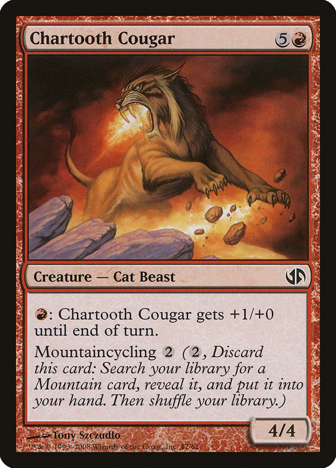 Chartooth Cougar [Duel Decks: Jace vs. Chandra] | Deep Dive Games St. Marys