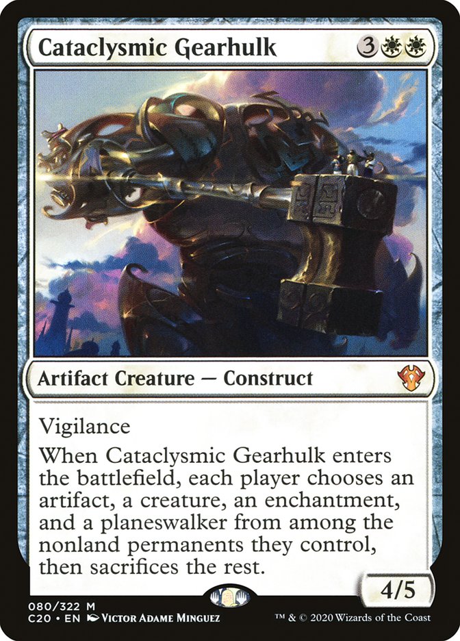 Cataclysmic Gearhulk [Commander 2020] | Deep Dive Games St. Marys