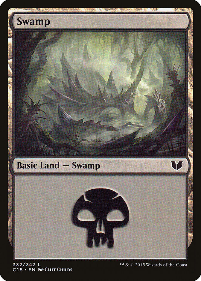 Swamp (332) [Commander 2015] | Deep Dive Games St. Marys