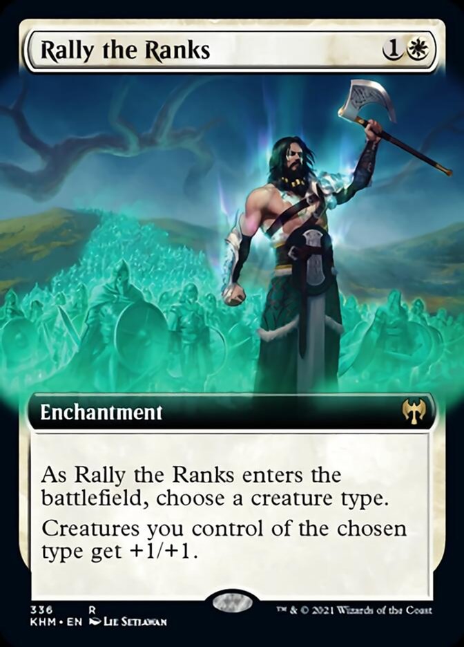 Rally the Ranks (Extended Art) [Kaldheim] | Deep Dive Games St. Marys