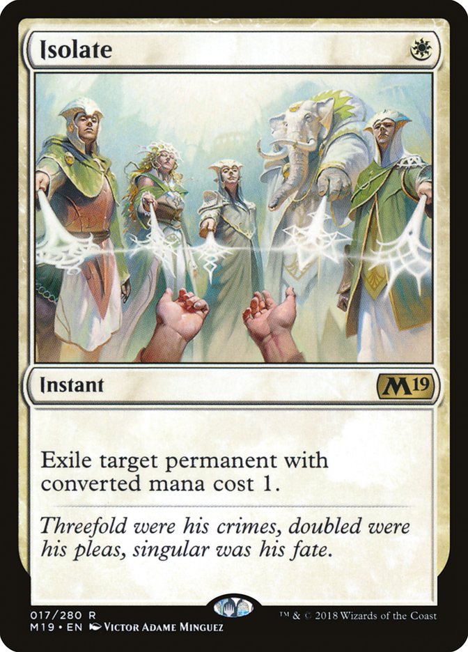 Isolate [Core Set 2019] | Deep Dive Games St. Marys