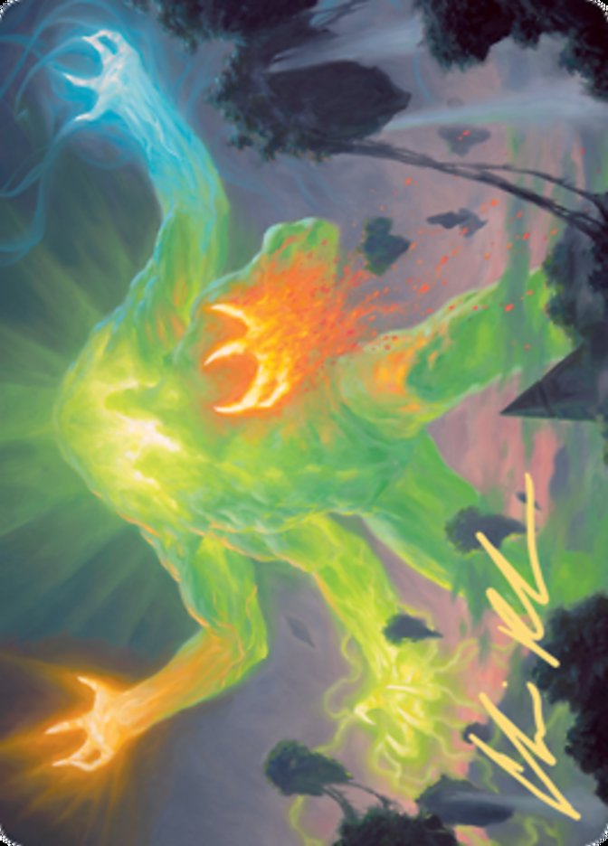 Omnath, Locus of Creation Art Card (Gold-Stamped Signature) [Zendikar Rising Art Series] | Deep Dive Games St. Marys
