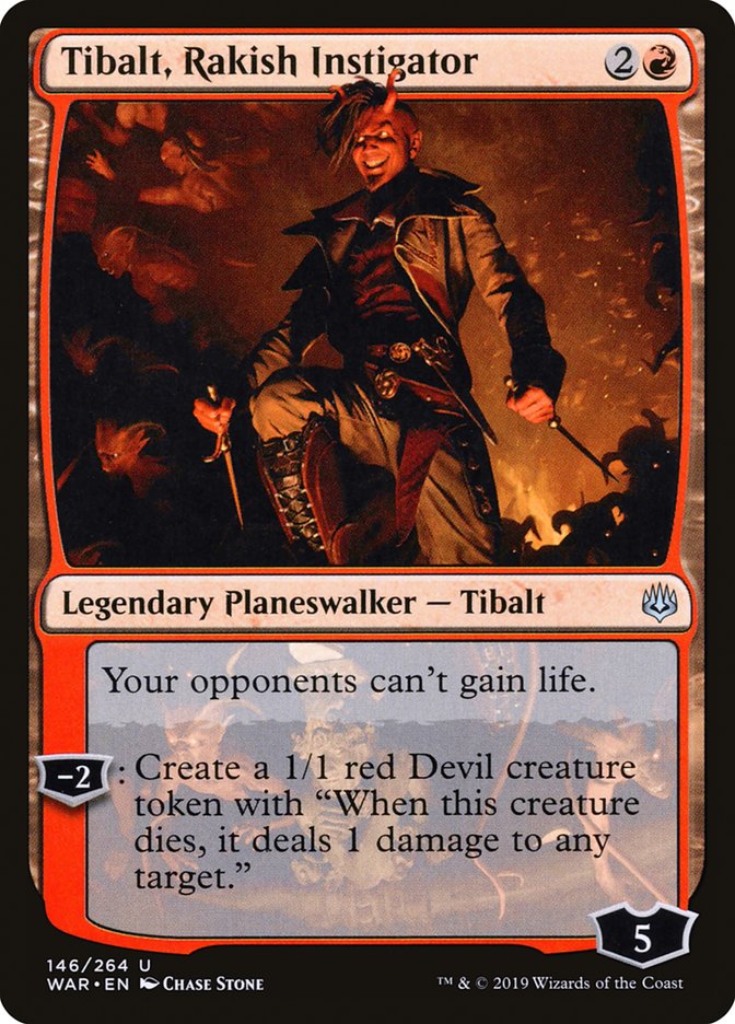 Tibalt, Rakish Instigator [War of the Spark] | Deep Dive Games St. Marys