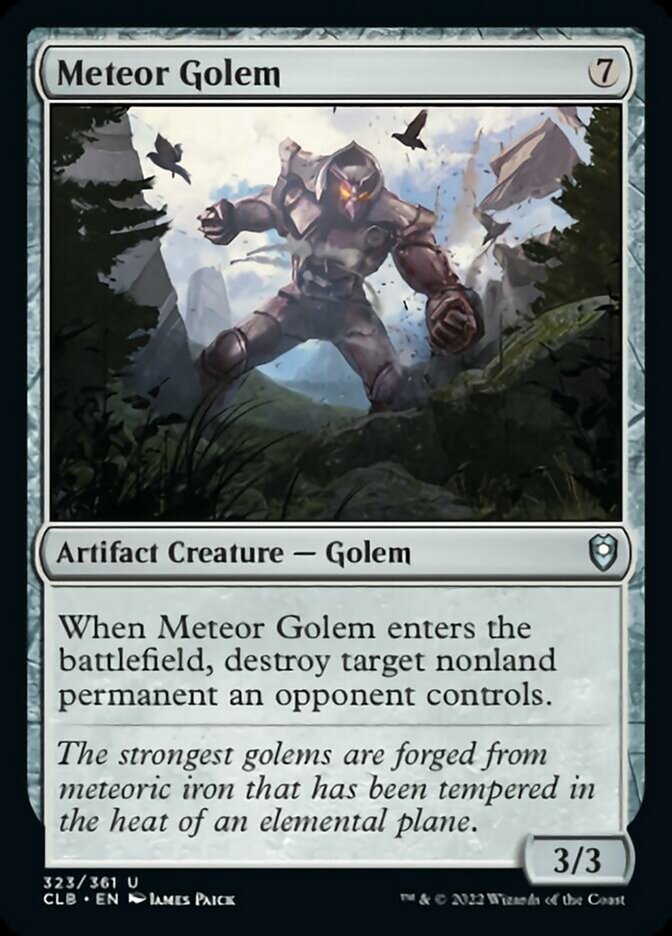 Meteor Golem [Commander Legends: Battle for Baldur's Gate] | Deep Dive Games St. Marys