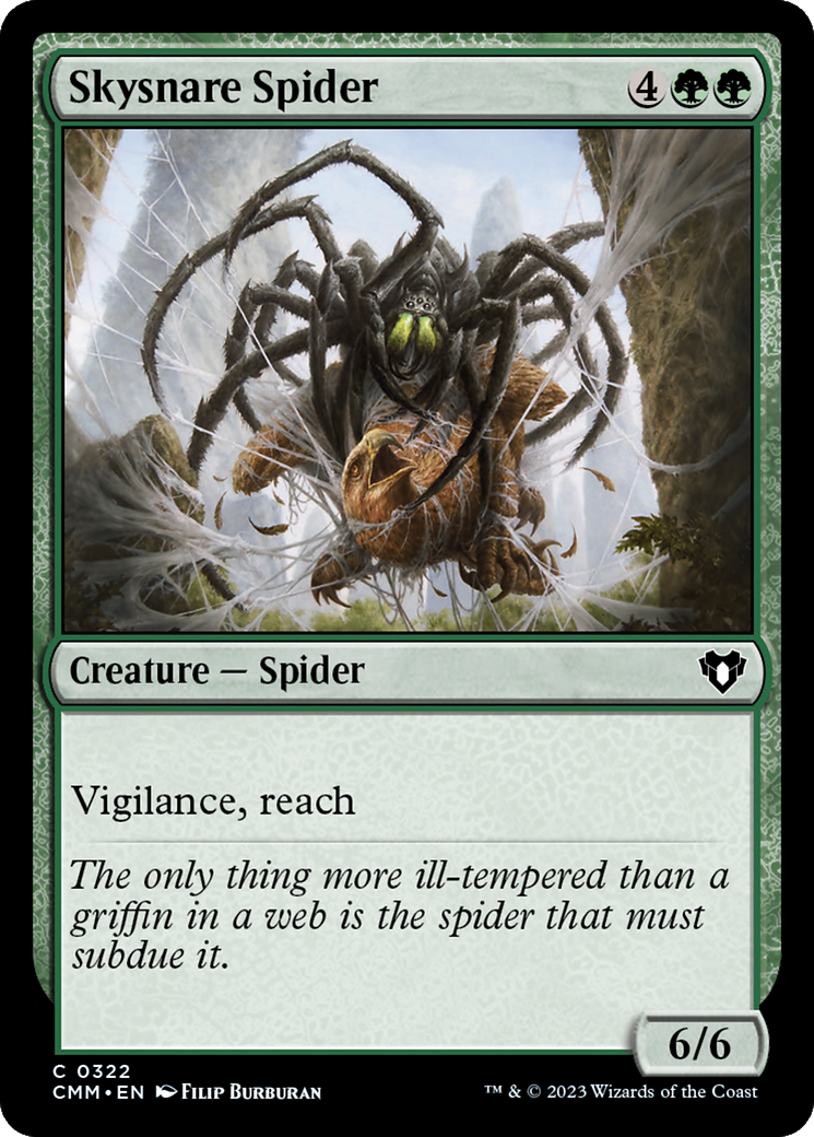 Skysnare Spider [Commander Masters] | Deep Dive Games St. Marys