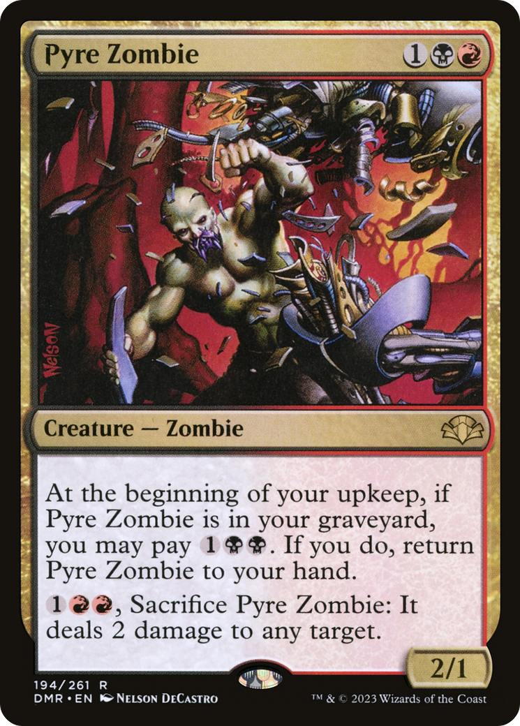 Pyre Zombie [Dominaria Remastered] | Deep Dive Games St. Marys