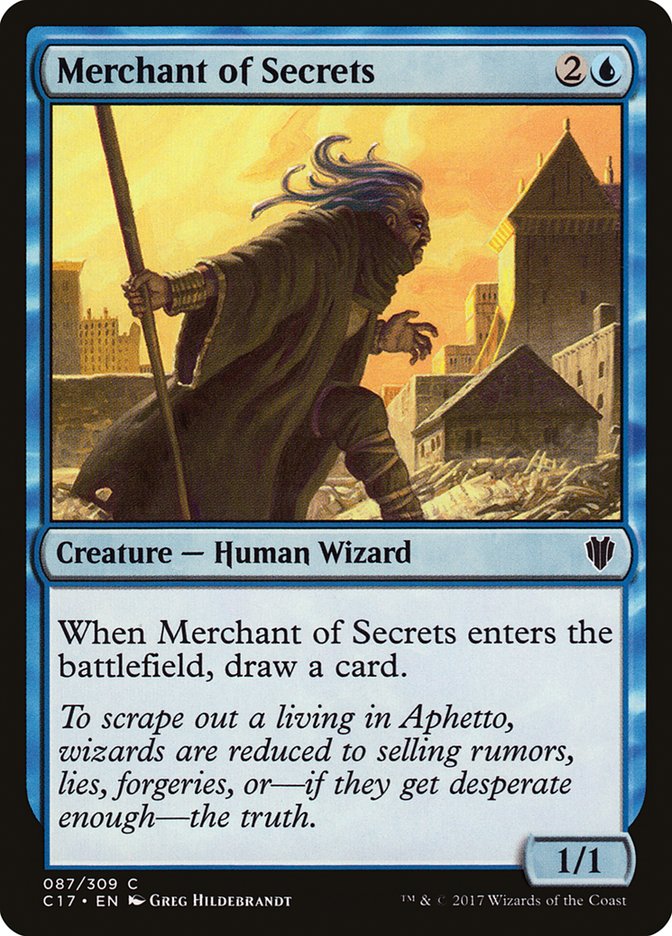 Merchant of Secrets [Commander 2017] | Deep Dive Games St. Marys