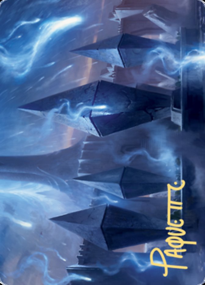 Sea Gate Restoration Art Card (Gold-Stamped Signature) [Zendikar Rising Art Series] | Deep Dive Games St. Marys