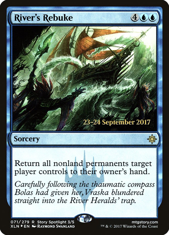 River's Rebuke [Ixalan Prerelease Promos] | Deep Dive Games St. Marys