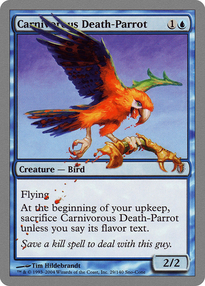Carnivorous Death-Parrot [Unhinged] | Deep Dive Games St. Marys