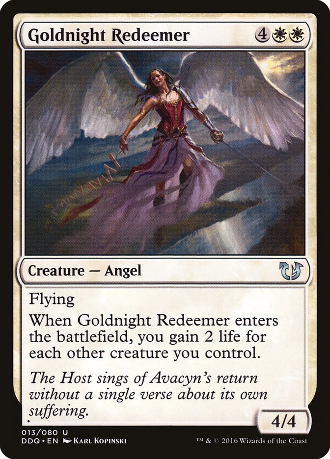 Goldnight Redeemer [Duel Decks: Blessed vs. Cursed] | Deep Dive Games St. Marys