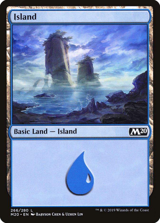 Island (266) [Core Set 2020] | Deep Dive Games St. Marys