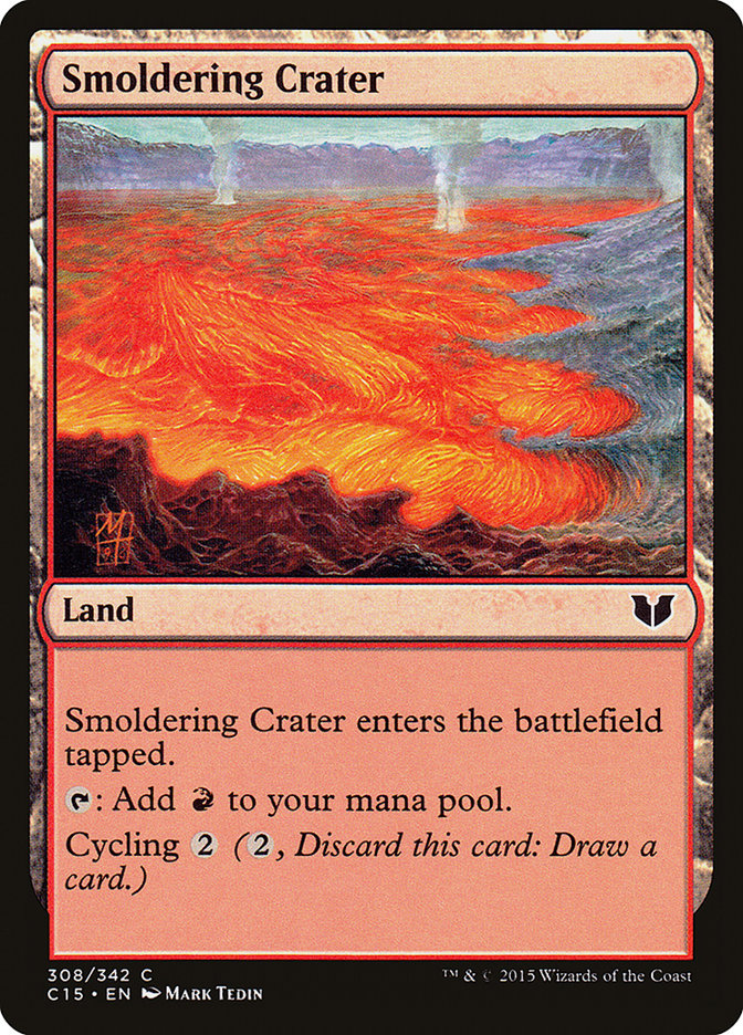 Smoldering Crater [Commander 2015] | Deep Dive Games St. Marys