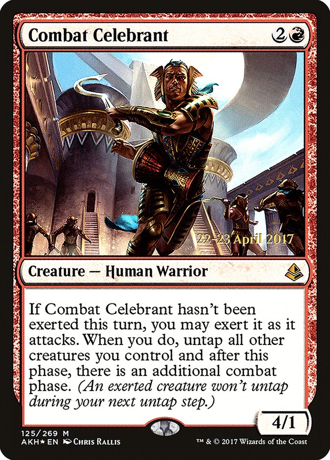 Combat Celebrant [Amonkhet Prerelease Promos] | Deep Dive Games St. Marys