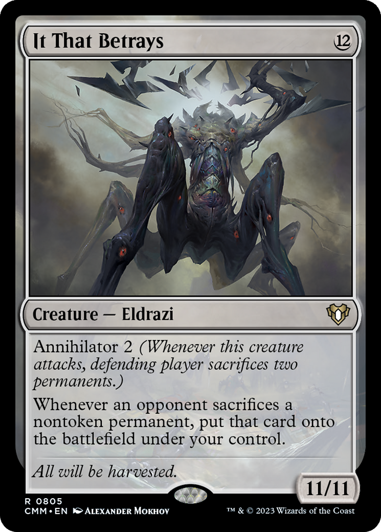 It That Betrays [Commander Masters] | Deep Dive Games St. Marys