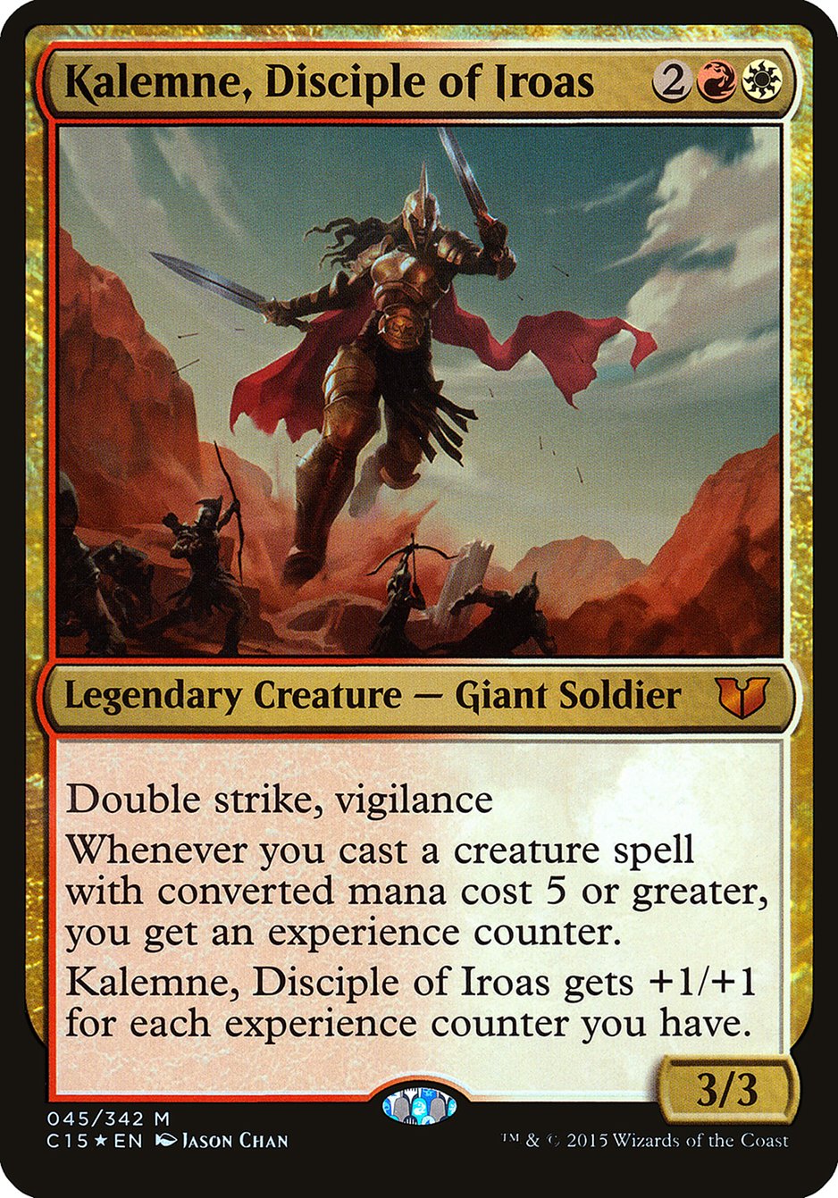 Kalemne, Disciple of Iroas (Oversized) [Commander 2015 Oversized] | Deep Dive Games St. Marys