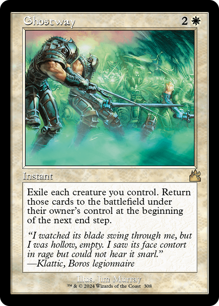 Ghostway (Retro Frame) [Ravnica Remastered] | Deep Dive Games St. Marys