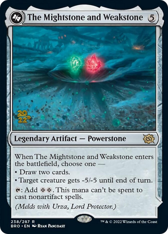 The Mightstone and Weakstone [The Brothers' War Prerelease Promos] | Deep Dive Games St. Marys