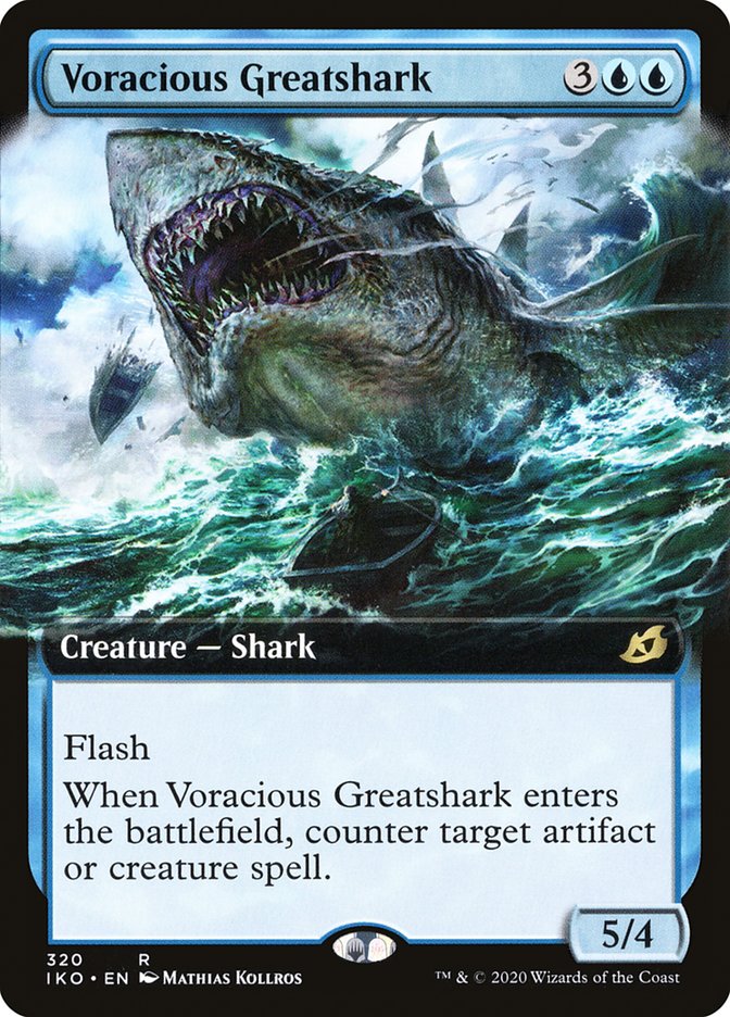 Voracious Greatshark (Extended Art) [Ikoria: Lair of Behemoths] | Deep Dive Games St. Marys