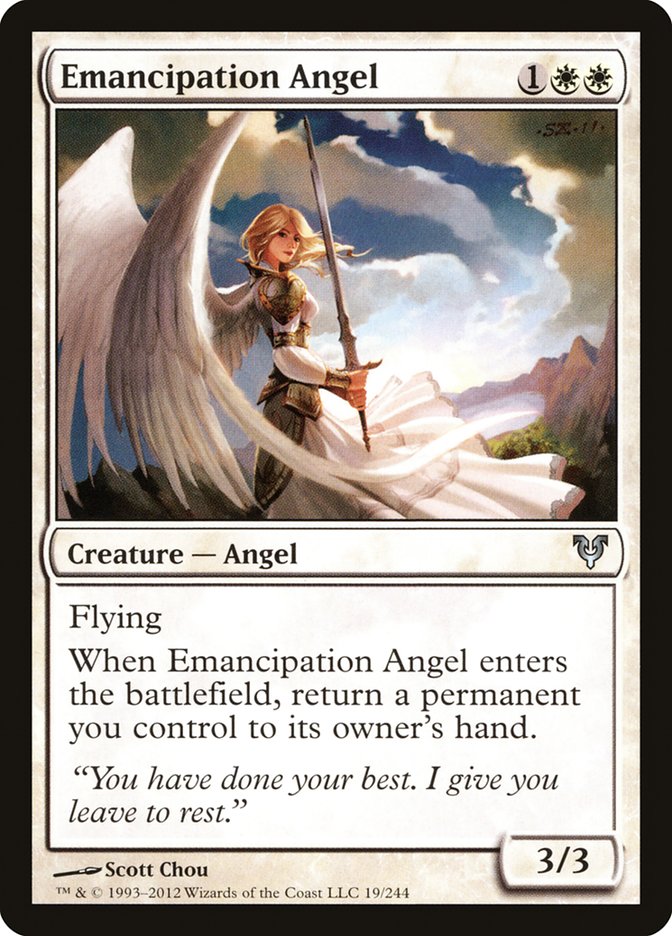 Emancipation Angel [Avacyn Restored] | Deep Dive Games St. Marys