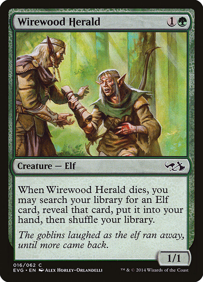 Wirewood Herald (Elves vs. Goblins) [Duel Decks Anthology] | Deep Dive Games St. Marys