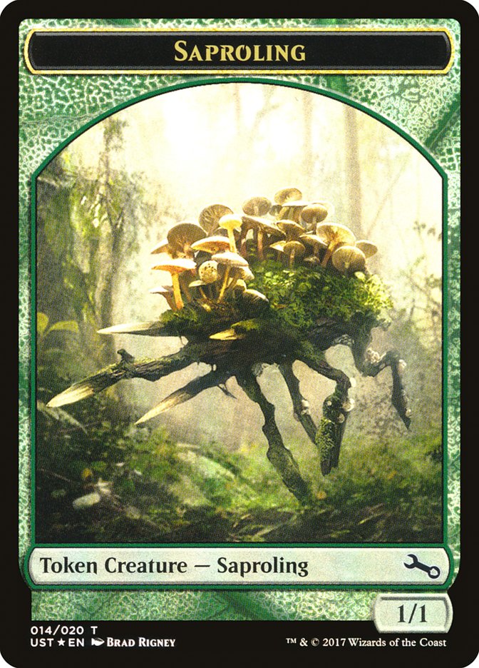 Saproling // Saproling Double-Sided Token [Unstable Tokens] | Deep Dive Games St. Marys