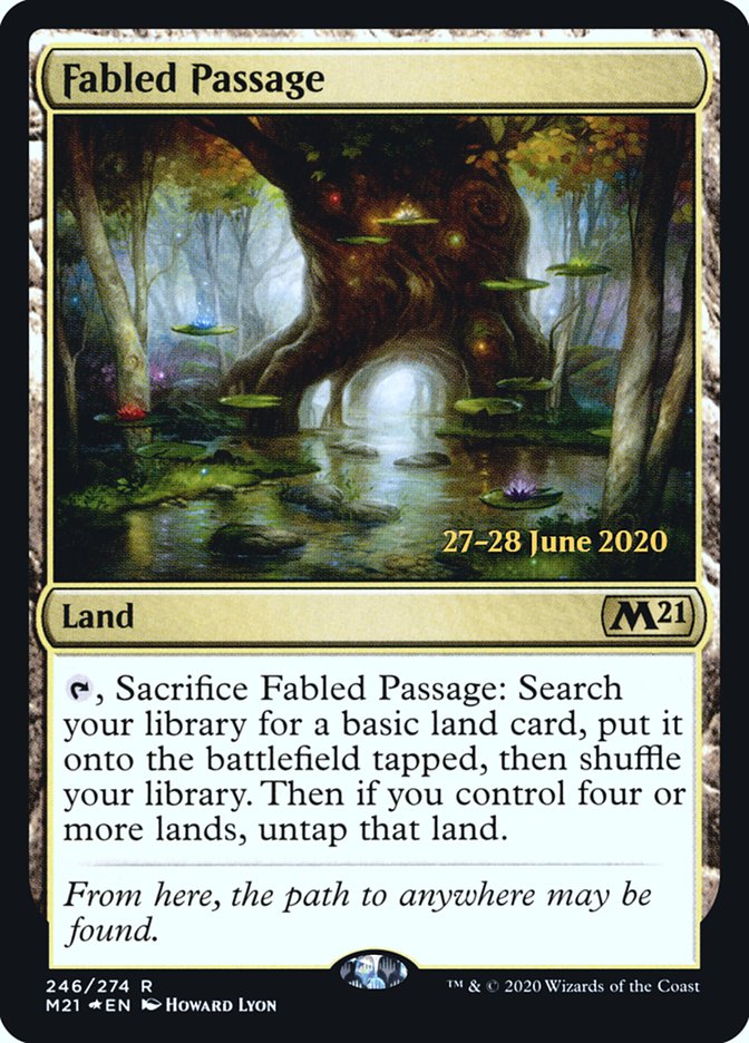 Fabled Passage [Core Set 2021 Prerelease Promos] | Deep Dive Games St. Marys