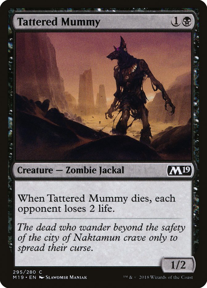 Tattered Mummy [Core Set 2019] | Deep Dive Games St. Marys