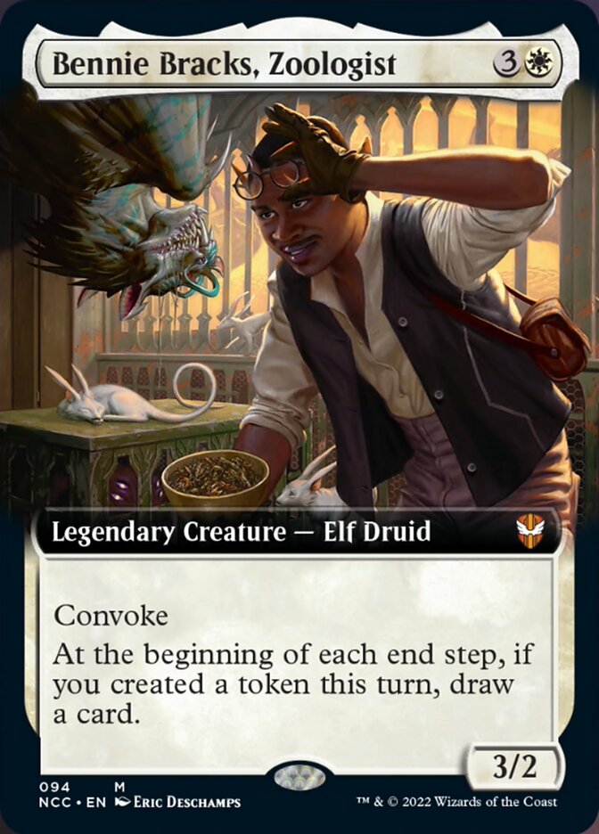 Bennie Bracks, Zoologist (Extended Art) [Streets of New Capenna Commander] | Deep Dive Games St. Marys