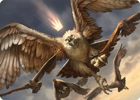 Gwaihir, Greatest of the Eagles Art Card [The Lord of the Rings: Tales of Middle-earth Art Series] | Deep Dive Games St. Marys