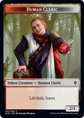 Human Cleric // Food (18) Double-Sided Token [Throne of Eldraine Tokens] | Deep Dive Games St. Marys