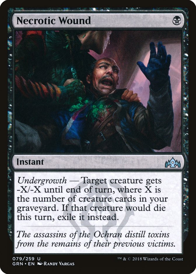 Necrotic Wound [Guilds of Ravnica] | Deep Dive Games St. Marys