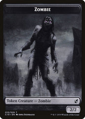 Ob Nixilis, Reignited Emblem // Zombie (010) Double-Sided Token [Commander 2019 Tokens] | Deep Dive Games St. Marys