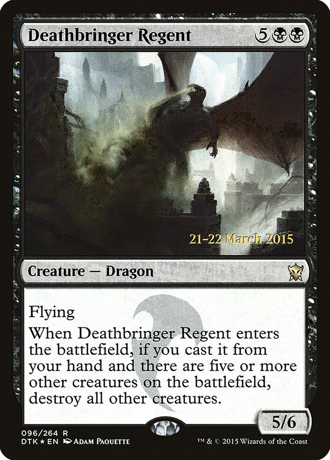 Deathbringer Regent [Dragons of Tarkir Prerelease Promos] | Deep Dive Games St. Marys