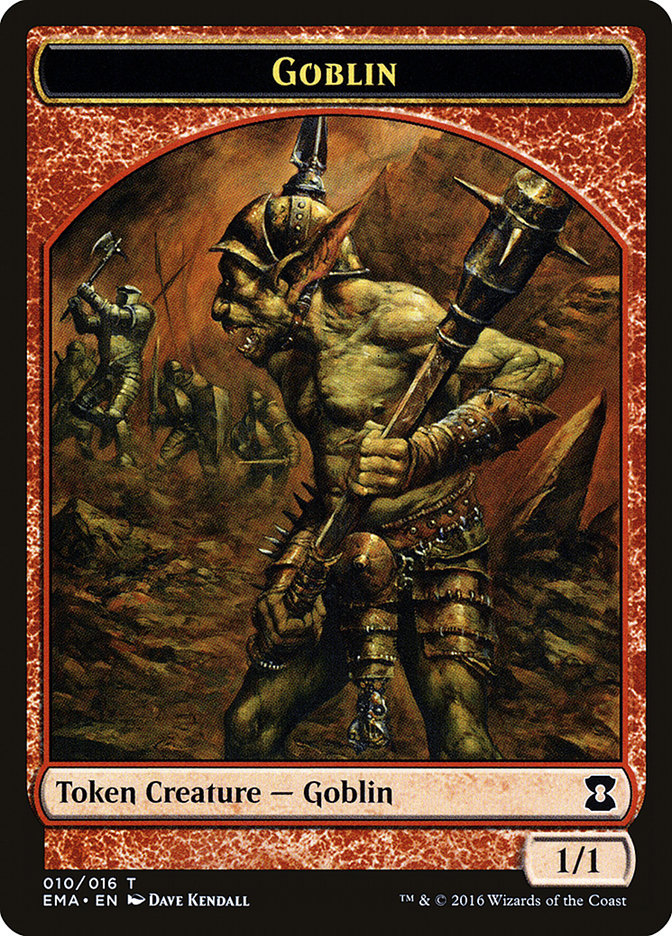 Goblin Token [Eternal Masters Tokens] | Deep Dive Games St. Marys