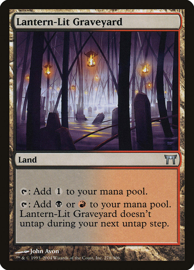 Lantern-Lit Graveyard [Champions of Kamigawa] | Deep Dive Games St. Marys