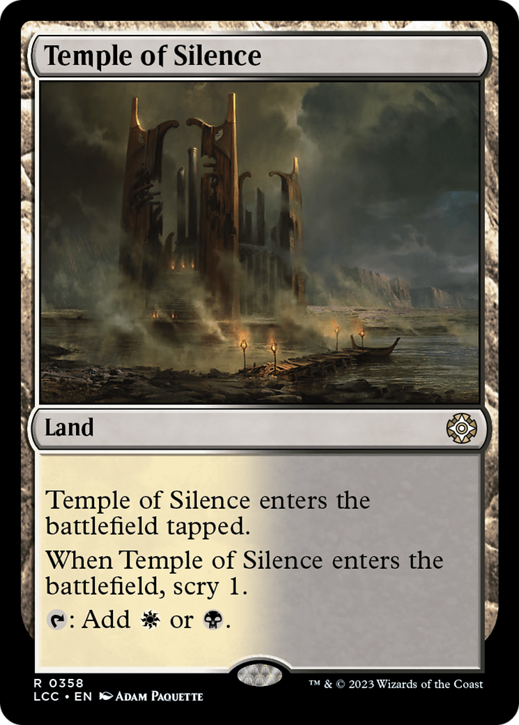 Temple of Silence [The Lost Caverns of Ixalan Commander] | Deep Dive Games St. Marys