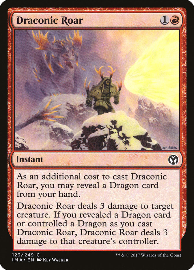 Draconic Roar [Iconic Masters] | Deep Dive Games St. Marys