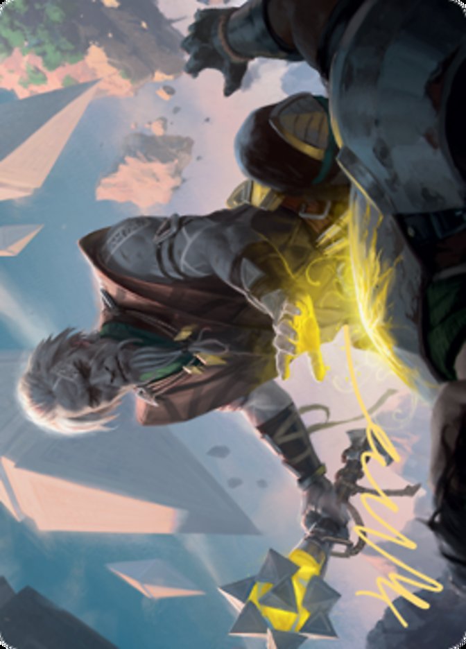 Expedition Healer Art Card (Gold-Stamped Signature) [Zendikar Rising Art Series] | Deep Dive Games St. Marys