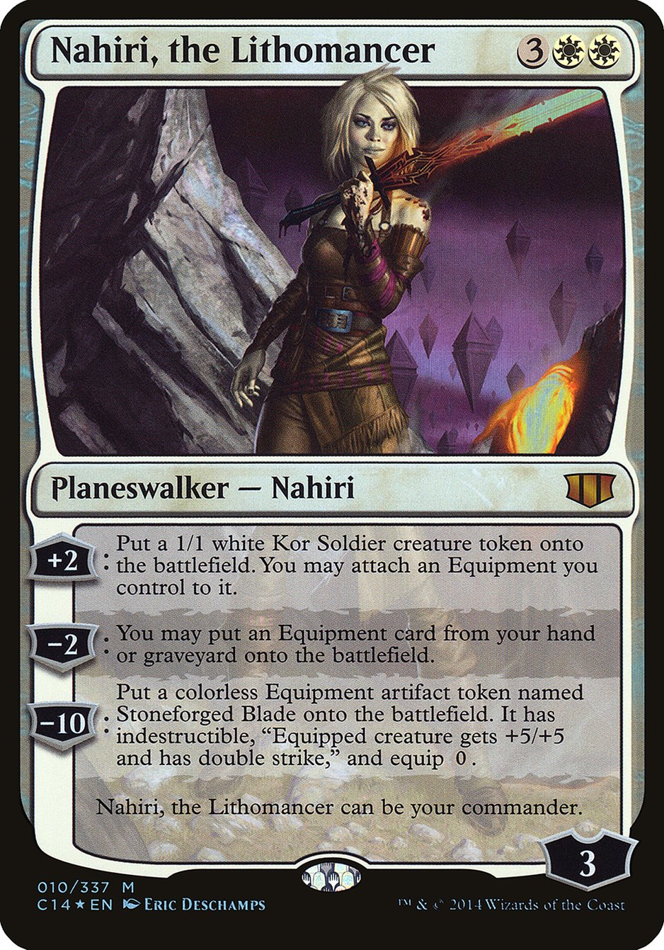 Nahiri, the Lithomancer (Oversized) [Commander 2014 Oversized] | Deep Dive Games St. Marys