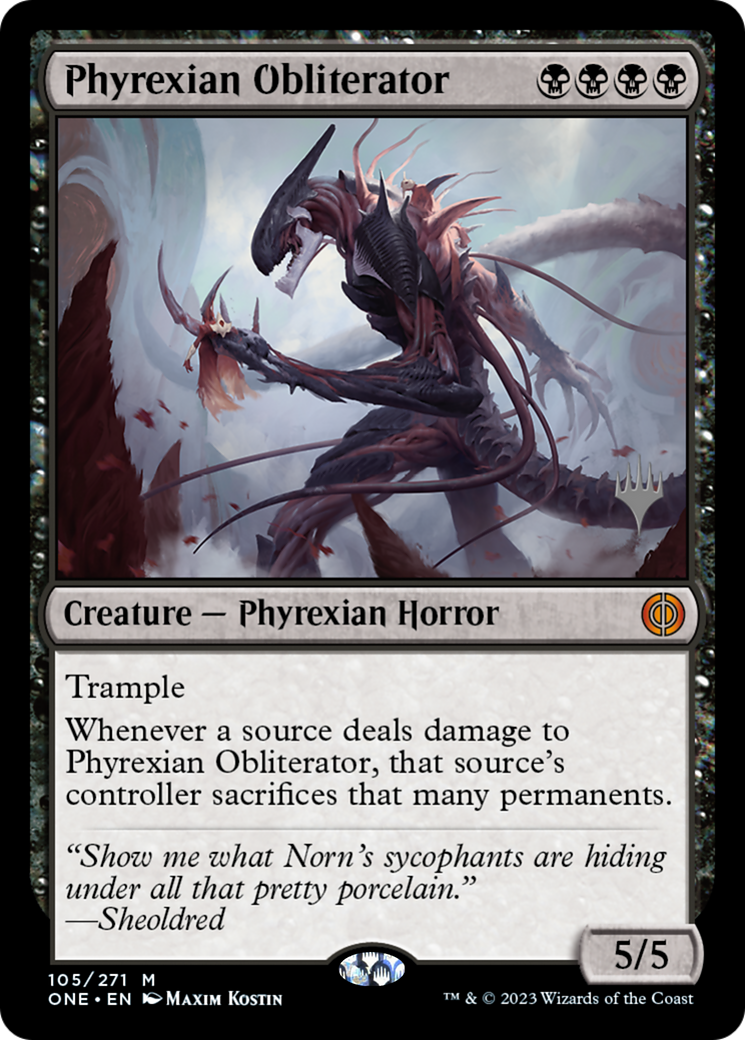 Phyrexian Obliterator (Promo Pack) [Phyrexia: All Will Be One Promos] | Deep Dive Games St. Marys