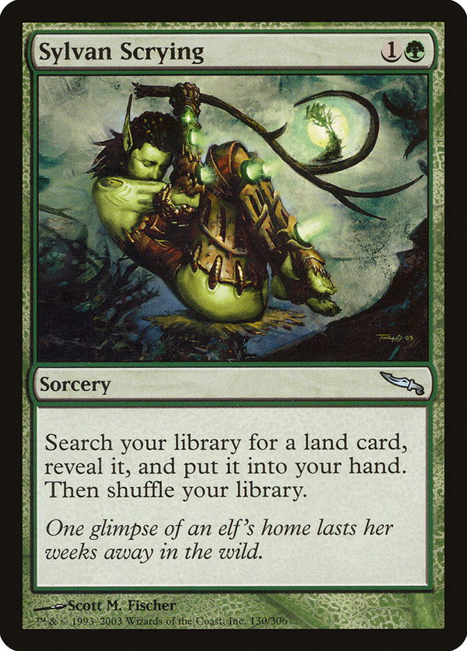 Sylvan Scrying [Mirrodin] | Deep Dive Games St. Marys