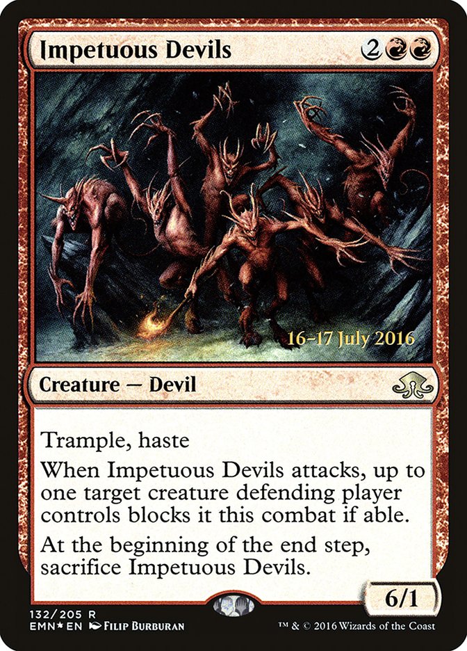 Impetuous Devils [Eldritch Moon Prerelease Promos] | Deep Dive Games St. Marys