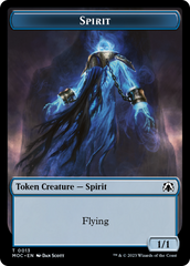 Spirit (9) // Spirit (13) Double-Sided Token [March of the Machine Commander Tokens] | Deep Dive Games St. Marys