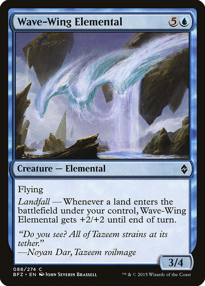 Wave-Wing Elemental [Battle for Zendikar] | Deep Dive Games St. Marys