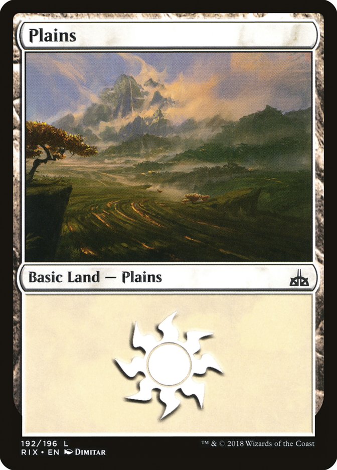 Plains (192) [Rivals of Ixalan] | Deep Dive Games St. Marys